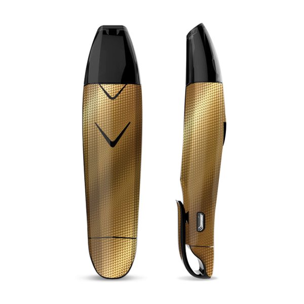 Skin Decal for Suorin Vagon  Vape   Gold Pattern Shiney Online Sale