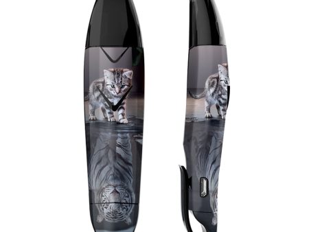 Skin Decal for Suorin Vagon  Vape   Kitten Reflection of Lion For Discount