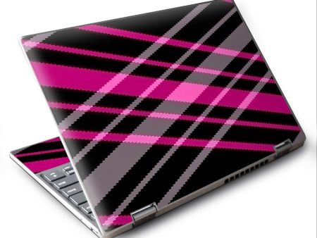 Pink And Black Plaid Lenovo Yoga 710 11.6  Skin Fashion