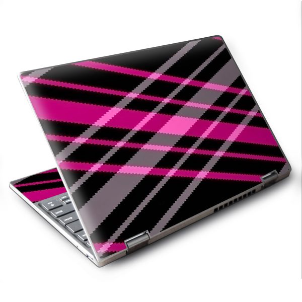 Pink And Black Plaid Lenovo Yoga 710 11.6  Skin Fashion