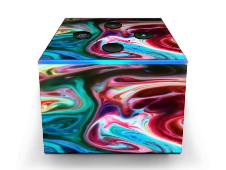 Paint Mix Sirls Red Green Amazon Fire TV Cube Skin Discount